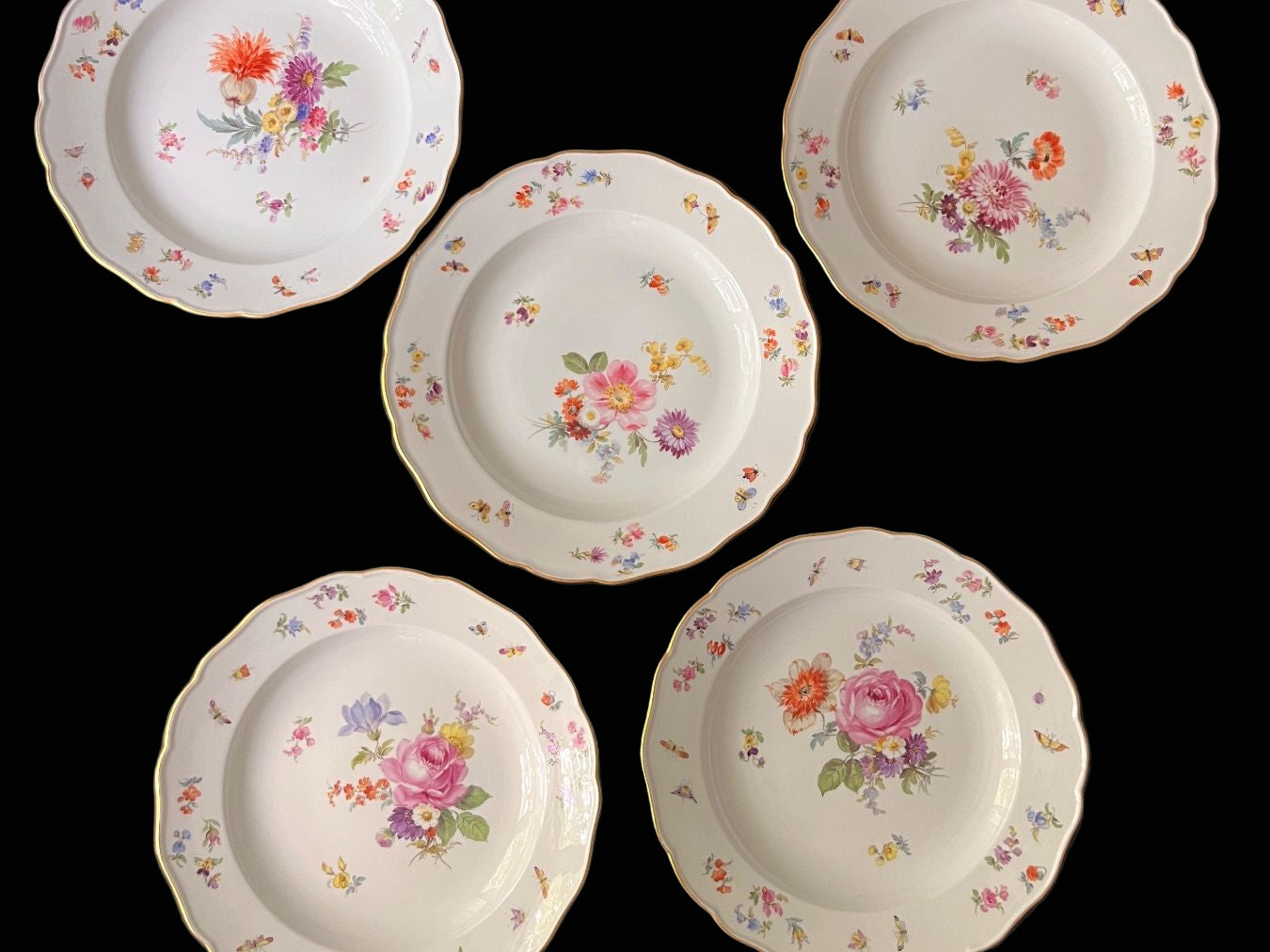 Meissen Plates, Set of 5