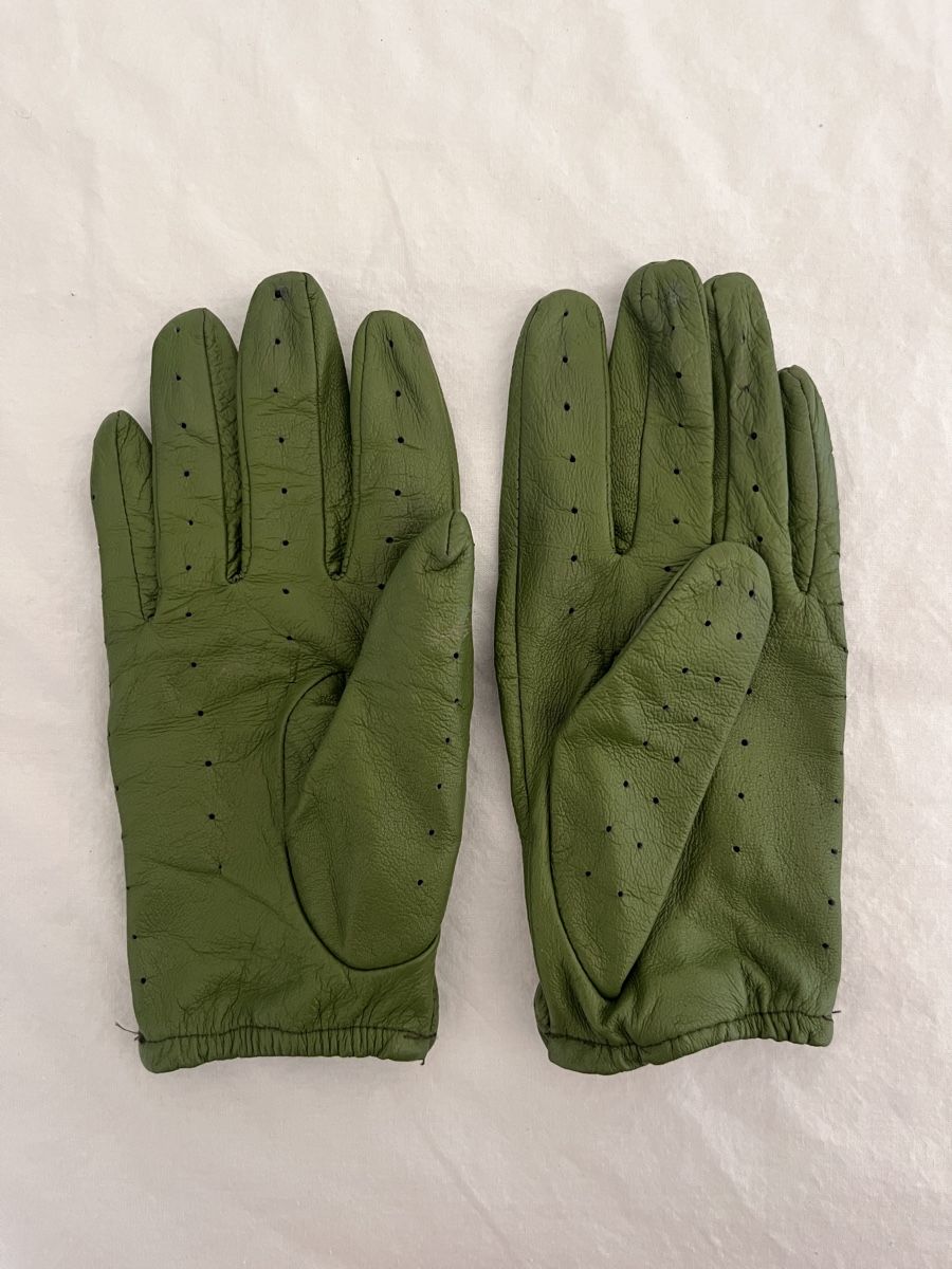 Cool Retro Leather Driving Gloves