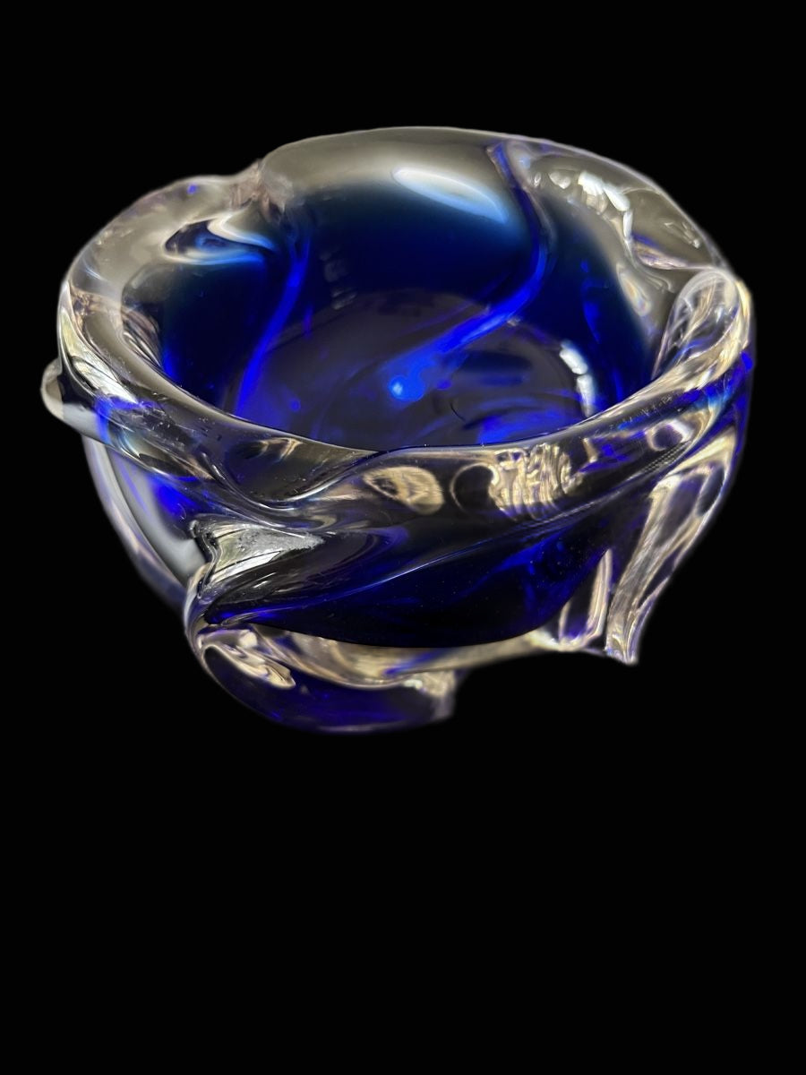Murano Cobalt Blue Ashtray