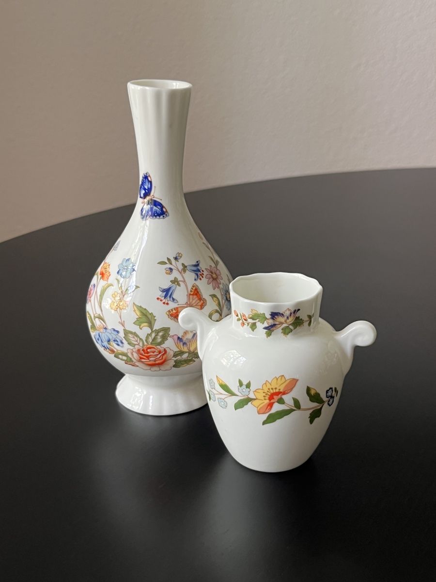 Aynsley "Cottage Garden" Fine Bone China, Set of 2